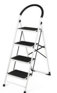 Safety Foldable Steel Ladder with Grip 4 Steps. 22PMTLY-604