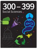Dewey End Panel Signs 300-399 Social Sciences. PD138-4003