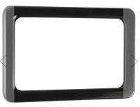 Interchangeable Sign Frame 7" x 11" Black. PD146-8413