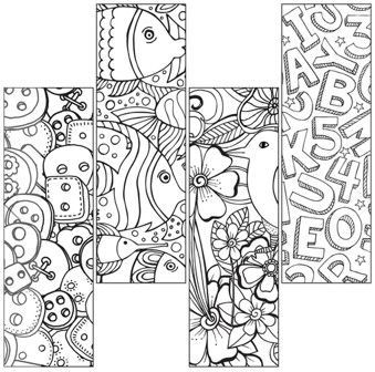 Colouring Activity Bookmark PD137-5004