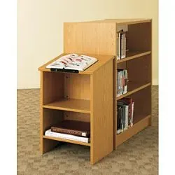 End of Range Atlas & Dictionary Stand 2 Fix Shelf. 14PMT379-5132
