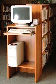 OPAC Classic Standing Station 1 Shelf. 14PMT359-6862