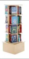 4 Tiers Books Display Spinner 22PMT652424-4