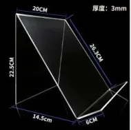 3mm Thick Large Acrylic Display Easel. PSP-6