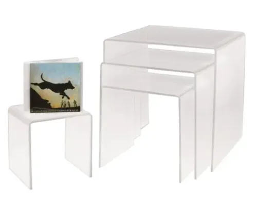 Display Risers For Library acrylic display riser - Library Supplies Singapore