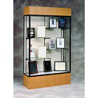 Display Glass Cabinet with 8"H Wood Base. 16PMT846-3201