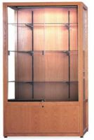 Glass Display Case With Cabinet. 15PMTB696