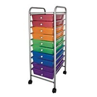 Mobile Storage Carts 10 Tubs. PD149-7708