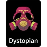 Flare Genre Subject Label " Dystopian ". PD138-5527