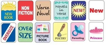 subject classification labels - Library Supplies Singapore