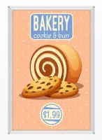 Aluminum Snap In Poster Frame A4 size. PBOT-FSF-04