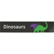 Bookshelf Sign " Dinosaurs". PD138-4287 