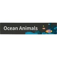 Bookshelf Sign " Ocean Animals ". PD138-4284