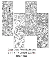 Colour Craze Activity Bookmark 200/pkg. PD137-1402