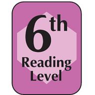 Reading Level Labels "6th Reading Level". PD128-0145 