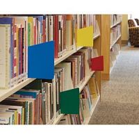 Wedge shelf markers (6/pkg) 6”H x15”L (specific color) PD809316